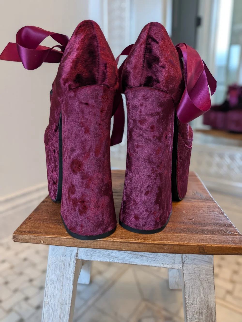 NWOT Widow By Dollskill 7 DECADENT VISION PLATFORM MARY JANES